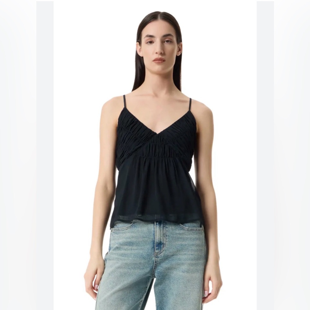 Rober Rodriguez Vickie Shirred Camisole Robert Rodriguez S Nwot